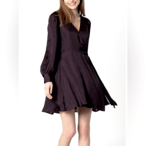 Banana Republic Dresses & Skirts - BANANA REPUBLIC Satin Wrap Party Dress